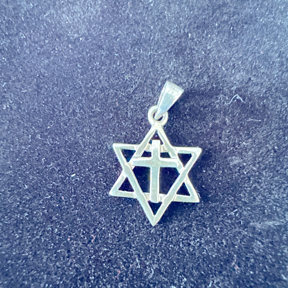 James Avery Retired Star of David with Cross